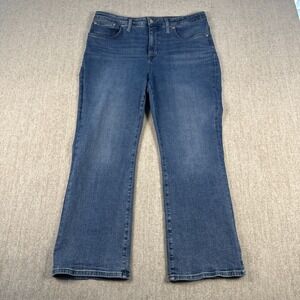 Madewell Kick Out Full‎ Length Jeans Mid Rise Women's 32 Flare Relax Fit Casual
